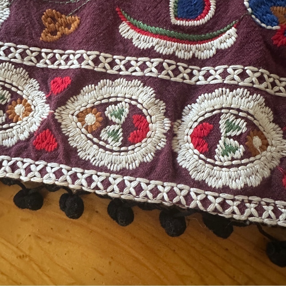 Umgee beautiful woman M Embroidered Multicolor Skirt - Picture 5 of 8